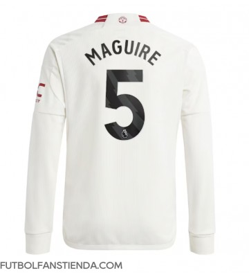 Manchester United Harry Maguire #5 Tercera Equipación 2023-24 Manga Larga
